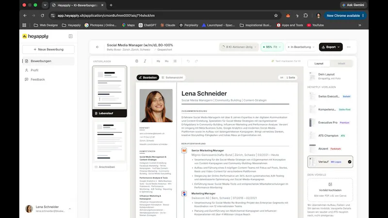 Heyapply screenshot 1 (video preview)
