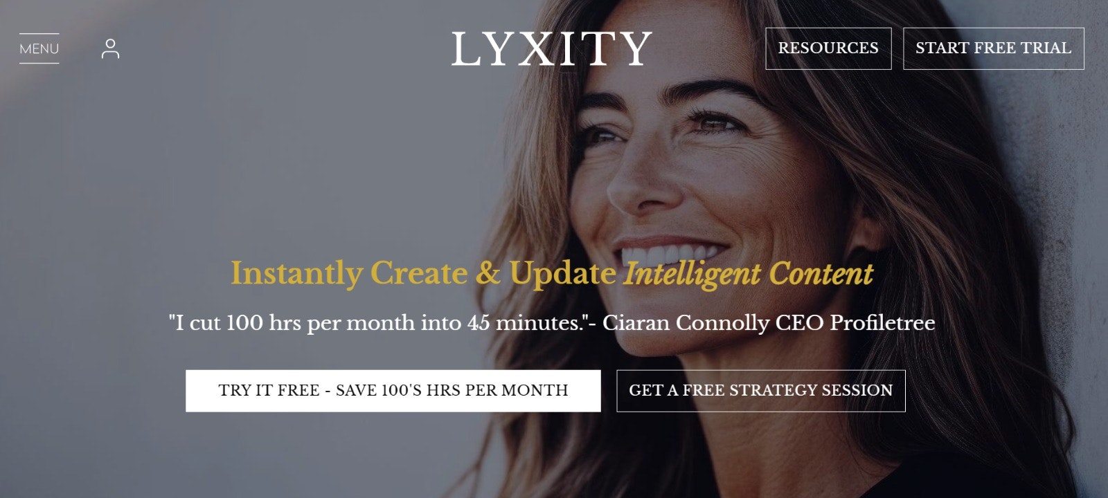 Mídia 1 de Lyxity - Instantly Create & Update Intelligent Content