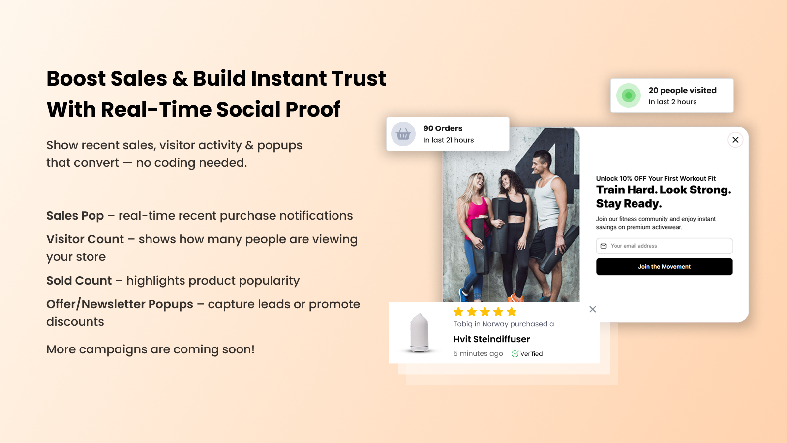 Sales Popup & Social Proof gallery image