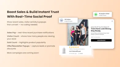 Sales Popup & Social Proof gallery image