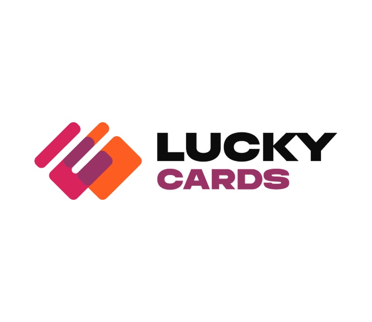 LuckyCards - Product Hunt launch logo and brand identity