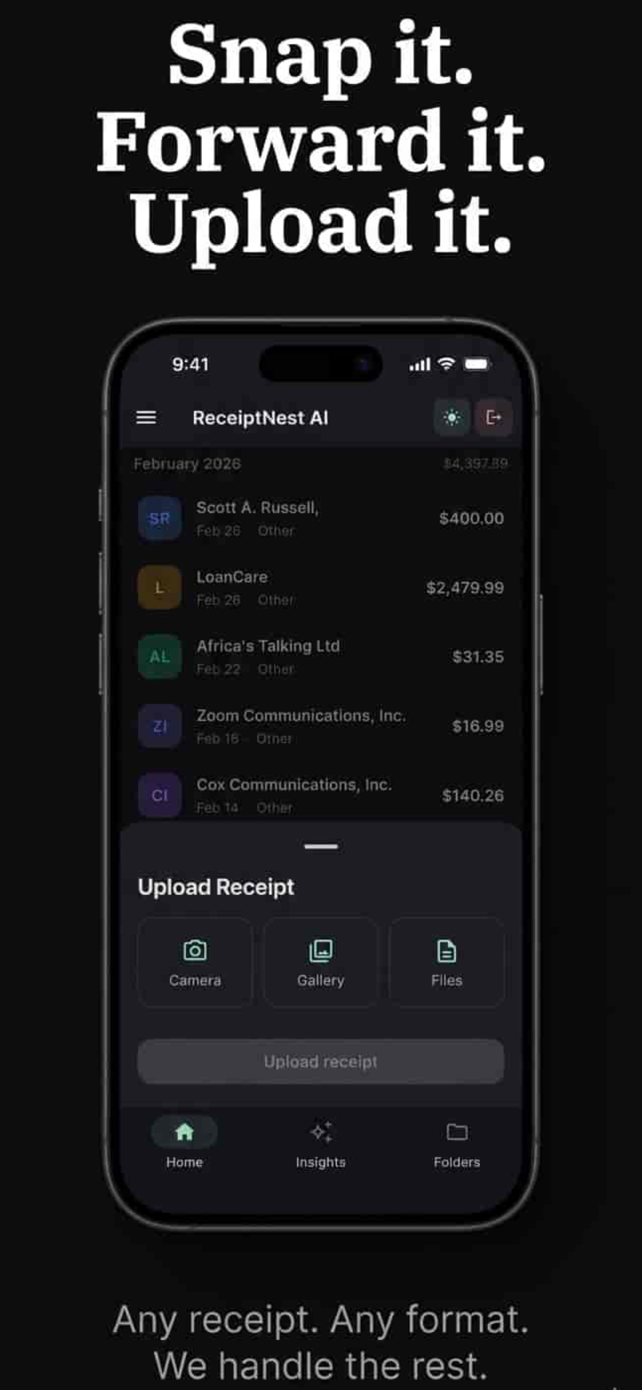 ReceiptNest AI gallery image