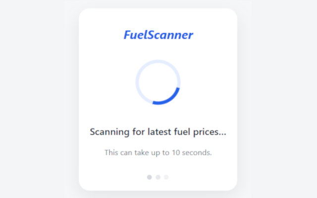 FuelScanner Chrome Extension - Screenshot 2 showing product features and functionality