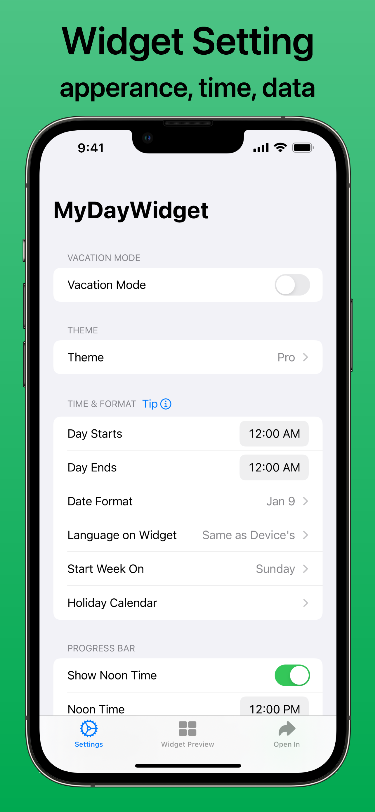 MyDayWidget gallery image