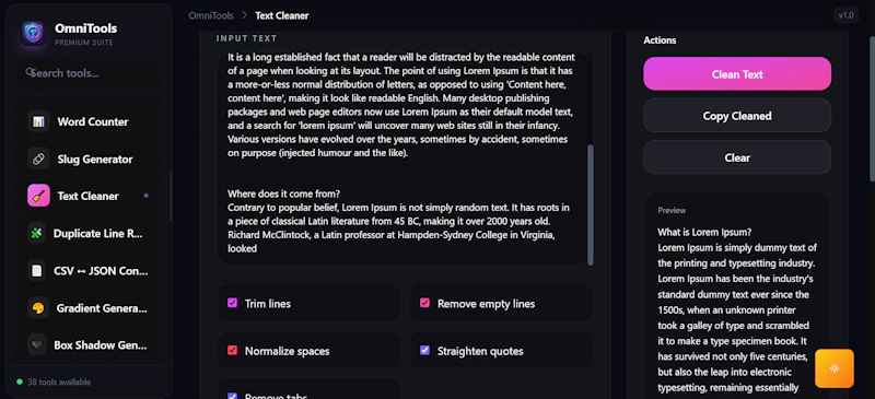 Omni Tools screenshot 8