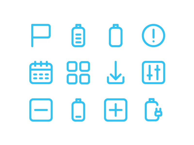 100 Free Essential icon set for designer gallery image