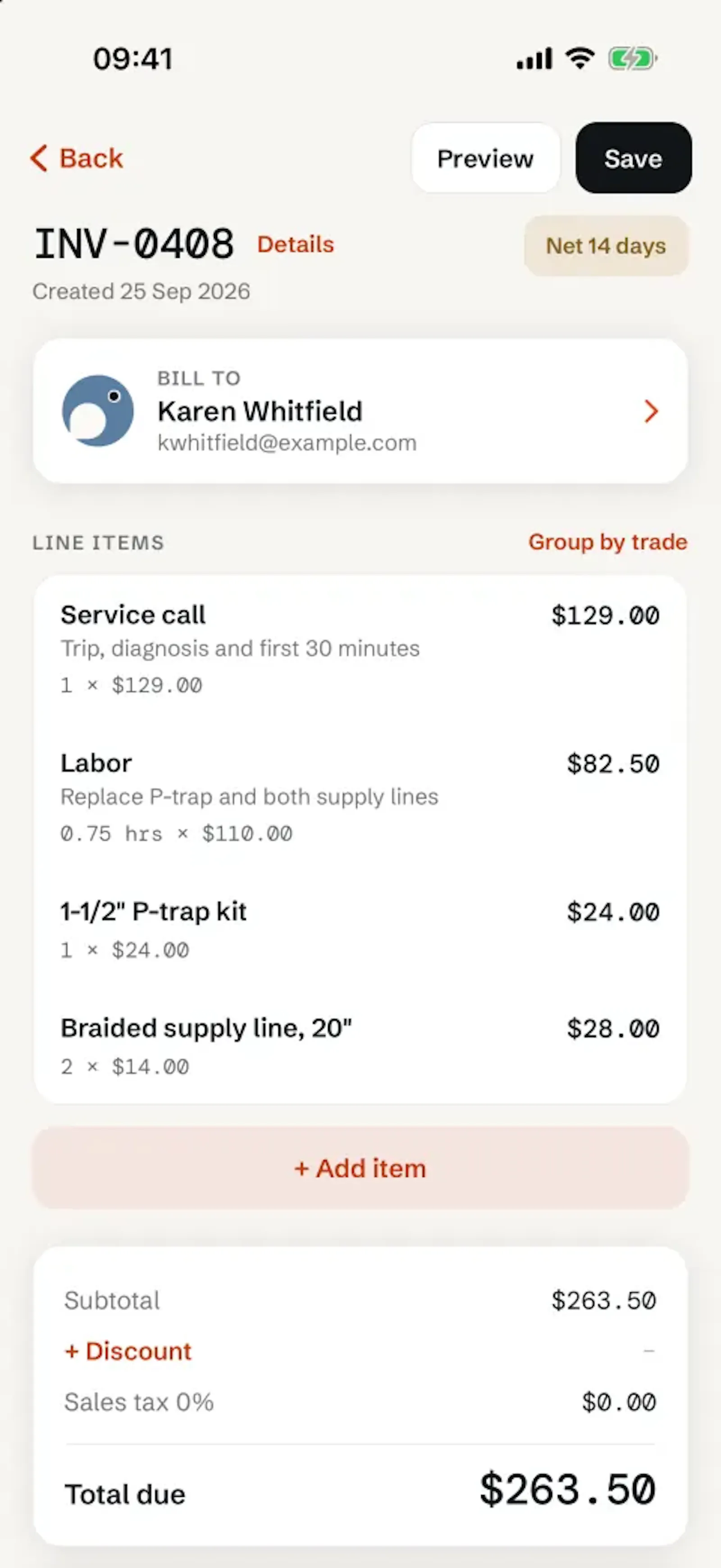 InvoiceKoi screenshot 2
