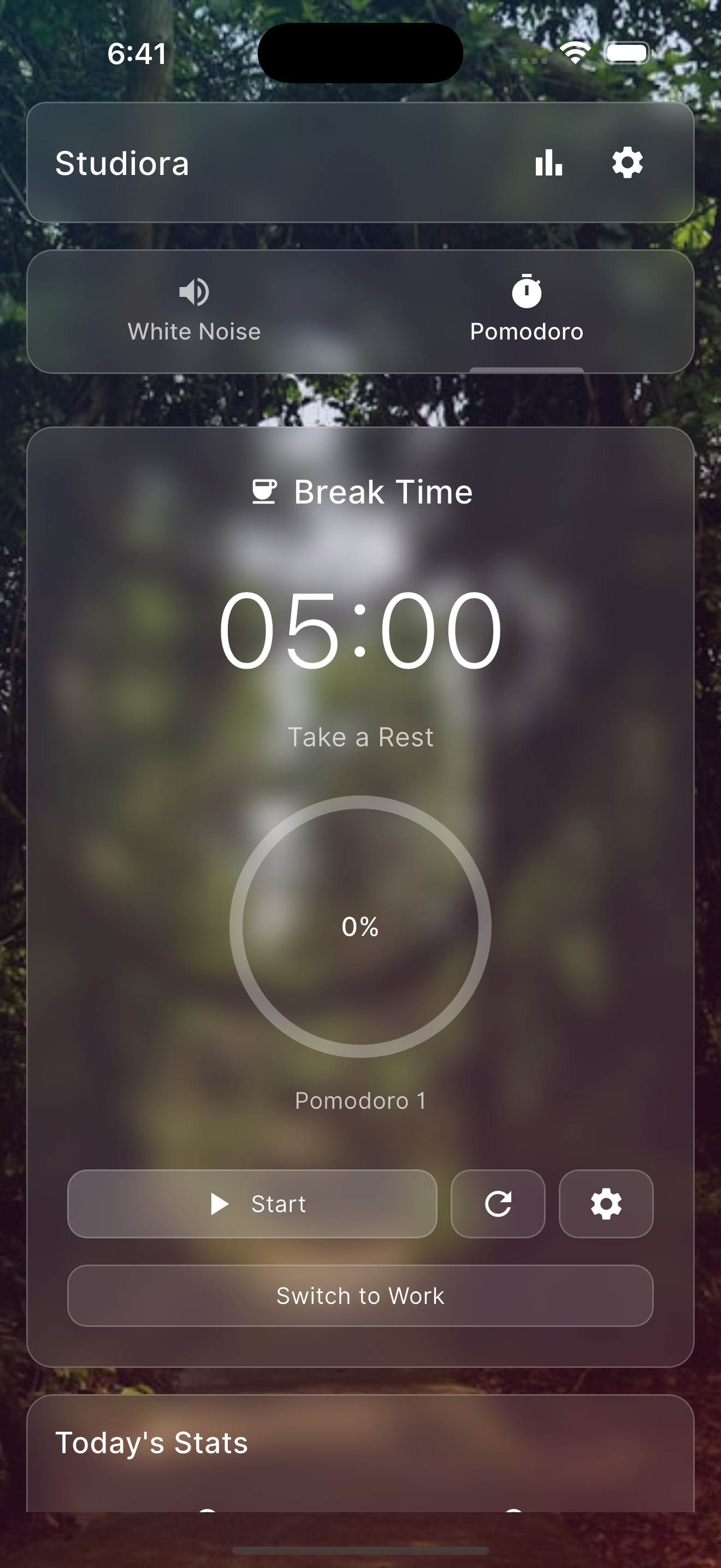 Média Studiora - Focus, productivité, bruit blanc, pomodoro, sons de la nature 2