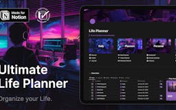 Notion Ultimate Life Planner Template media 3