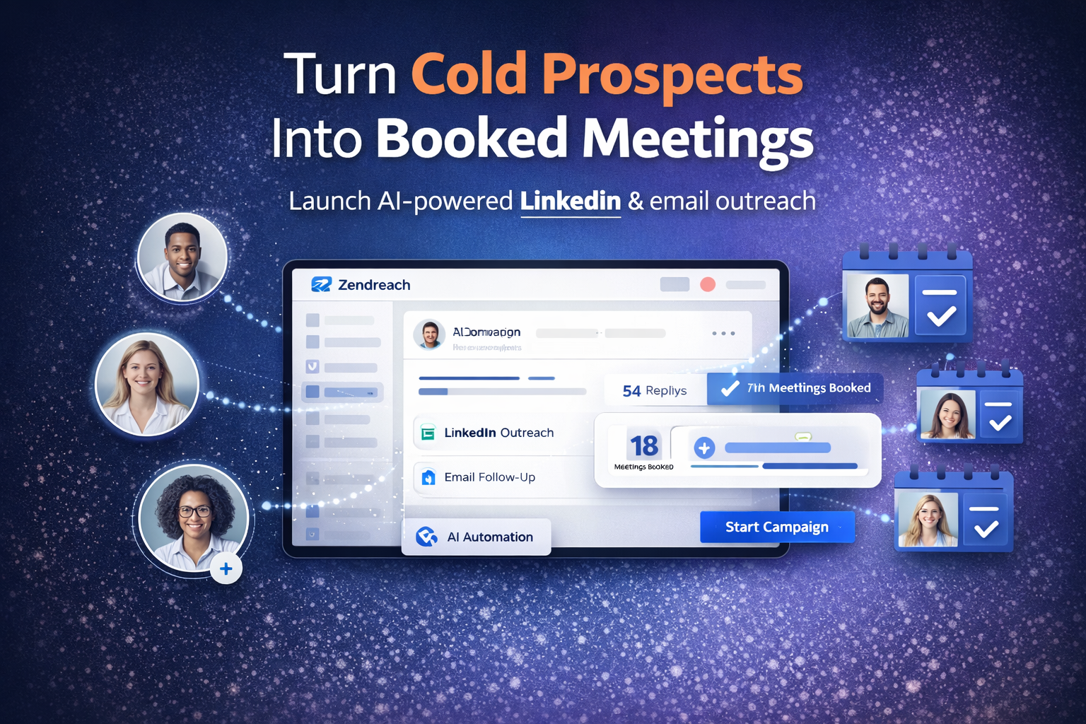 Zendreach.com - Screenshot 2 showing product features and functionality