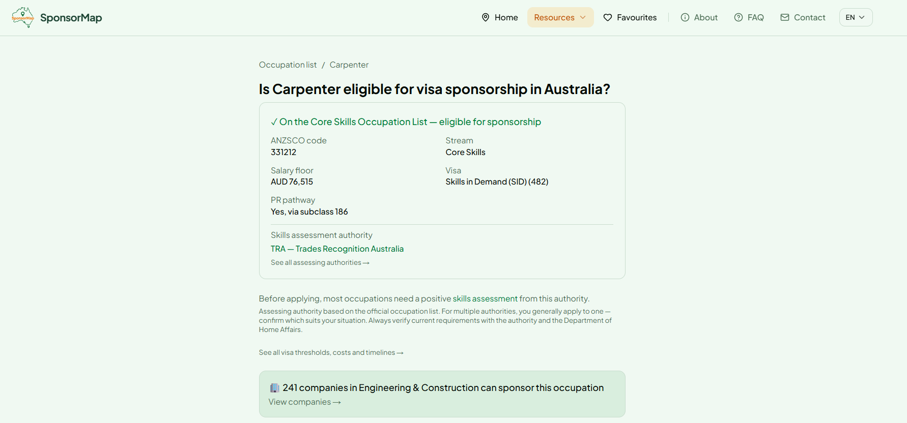 SponsorMap — Find who can hire you gallery image