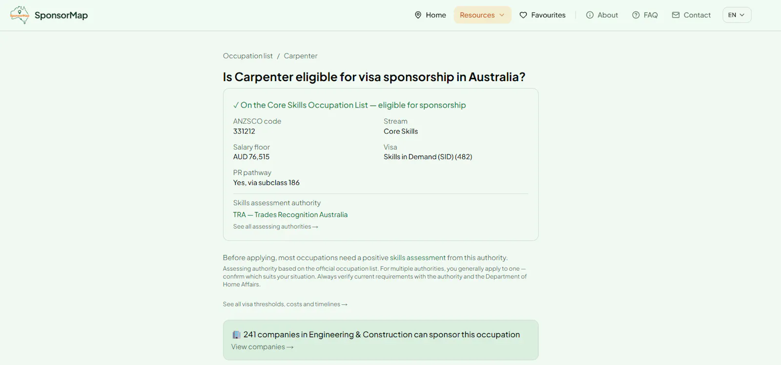 SponsorMap — Find who can hire you screenshot 4