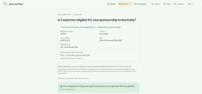 SponsorMap — Find who can hire you screenshot 4