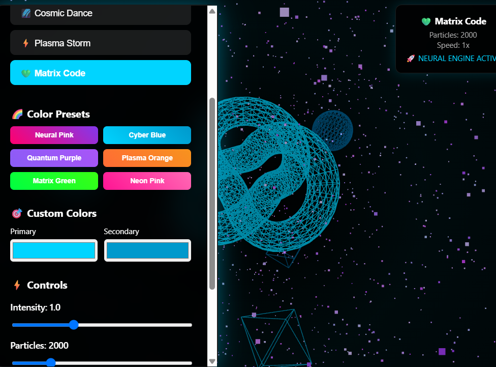 Neural Canvas - Screenshot 3 showing product features and functionality