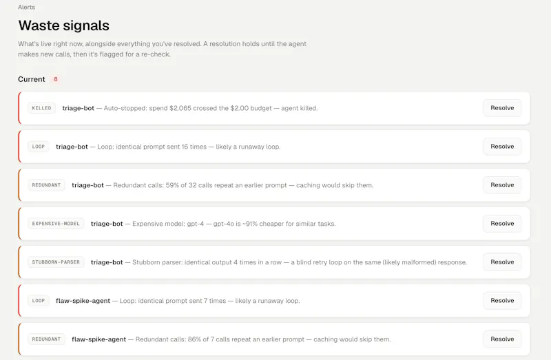 Agent Cost Controller screenshot 5