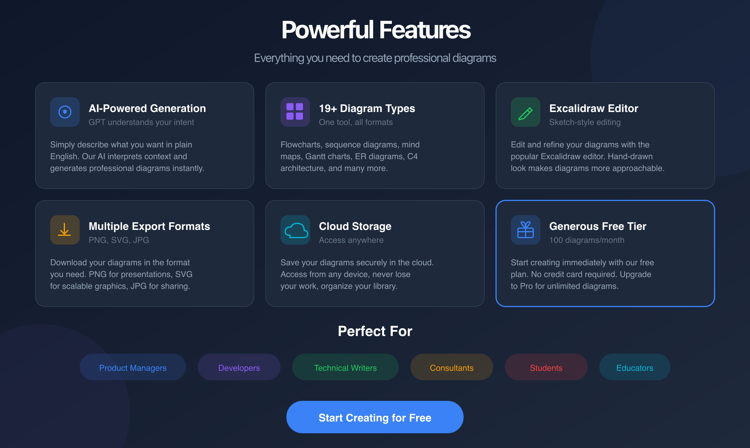 FloChartAI - Screenshot 3 showing product features and functionality