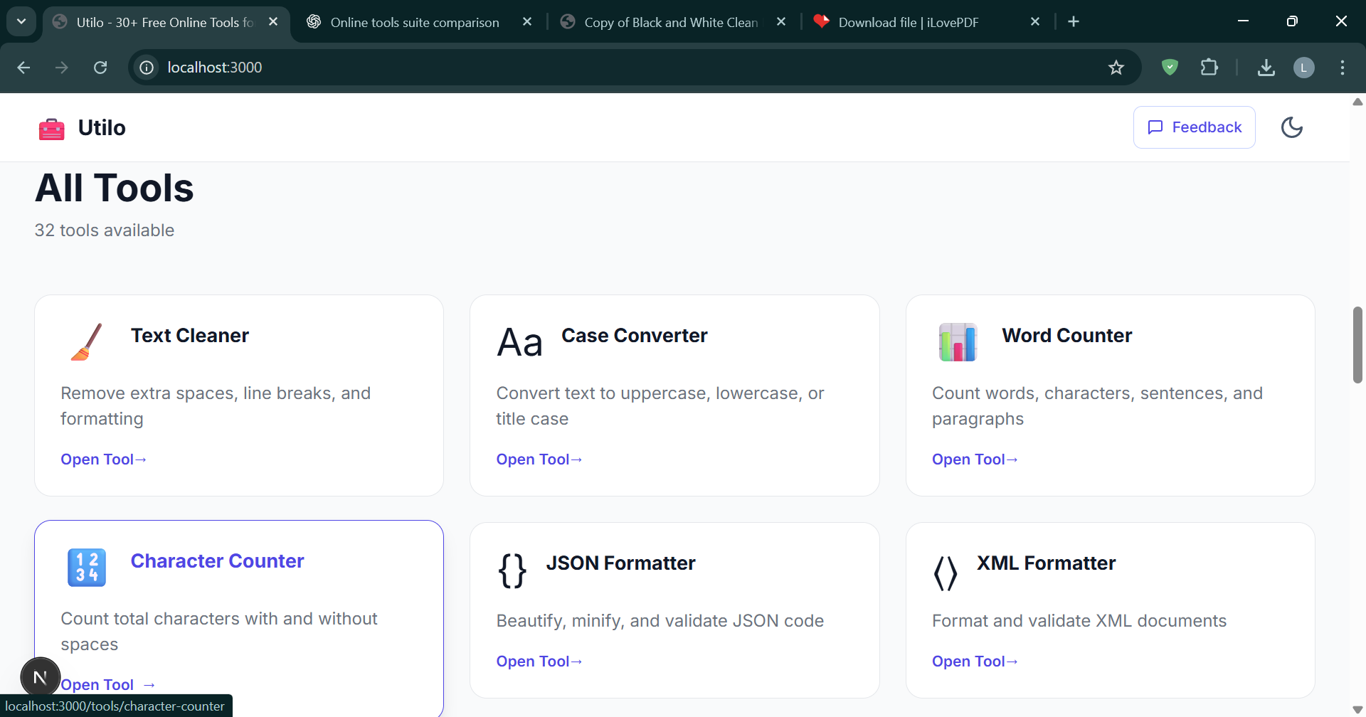 Utilo - Screenshot 2 showing product features and functionality