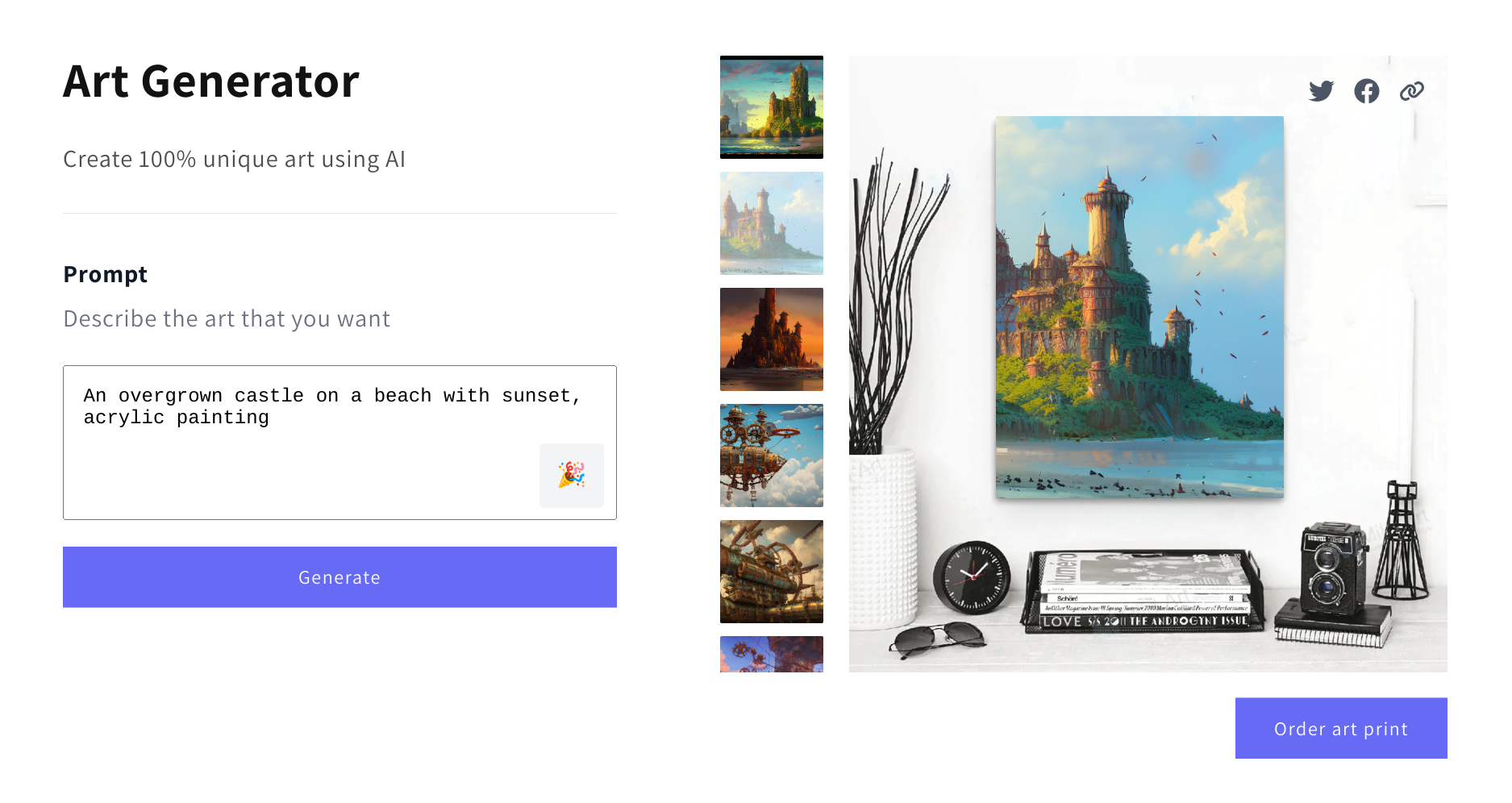 Artprint - AI ile eşsiz bir sanat yaratın medya 4