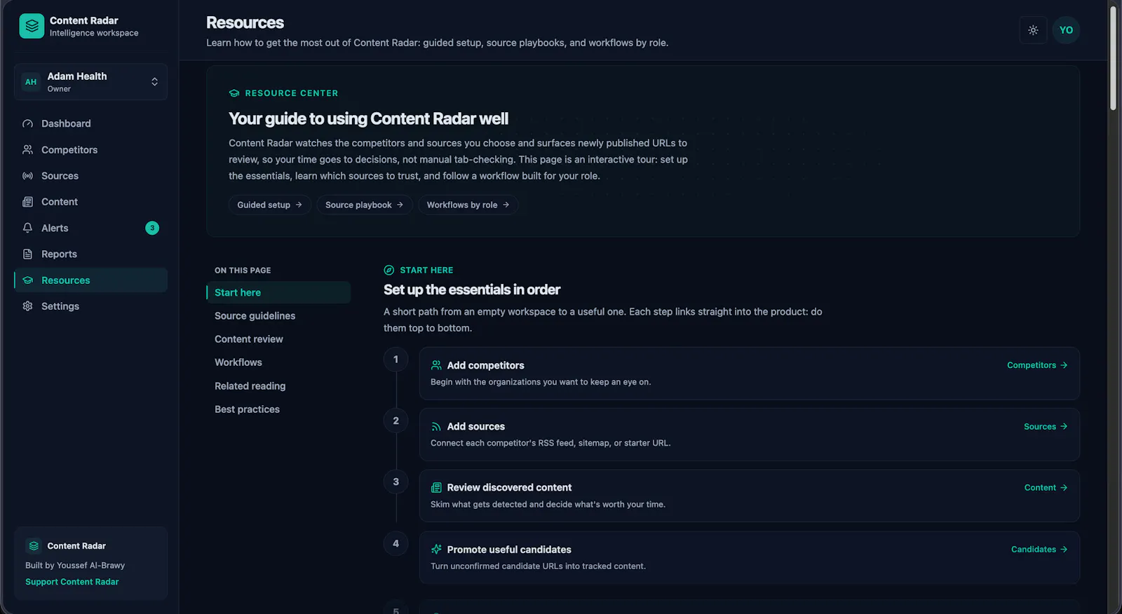 Content Radar screenshot 2