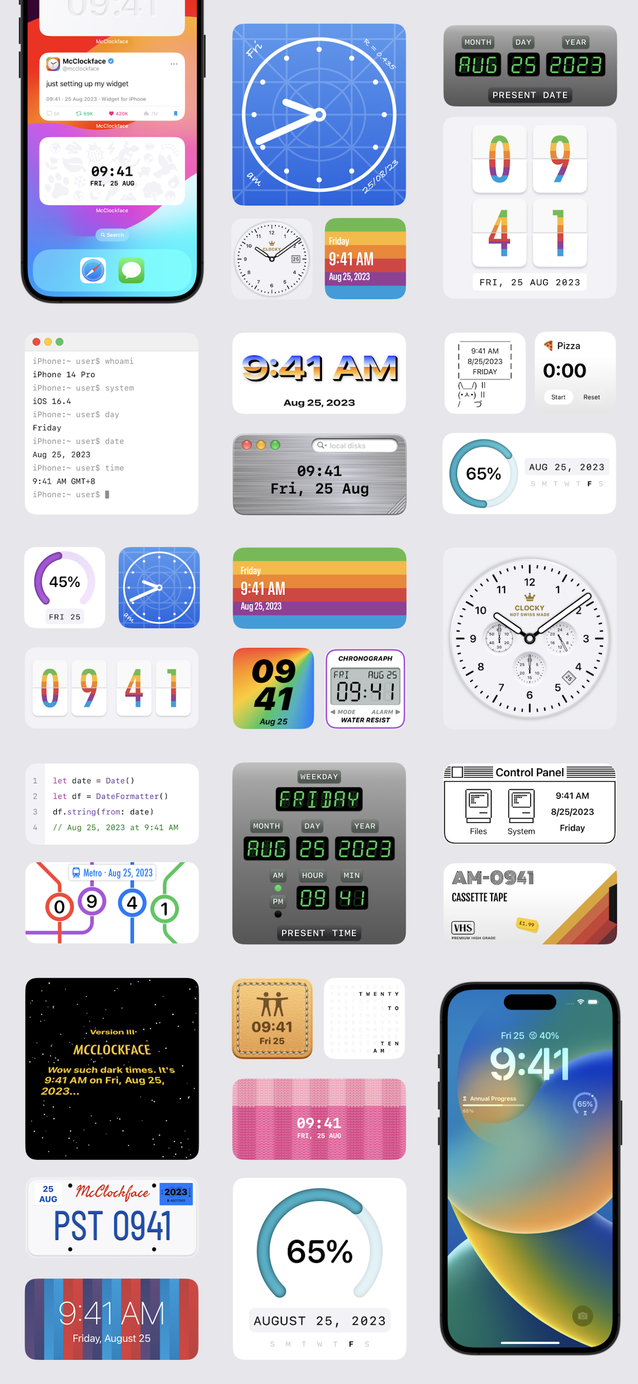 McClockface: Retro Flip Clock media 2