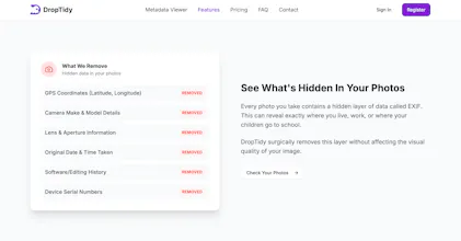 DropTidy gallery image