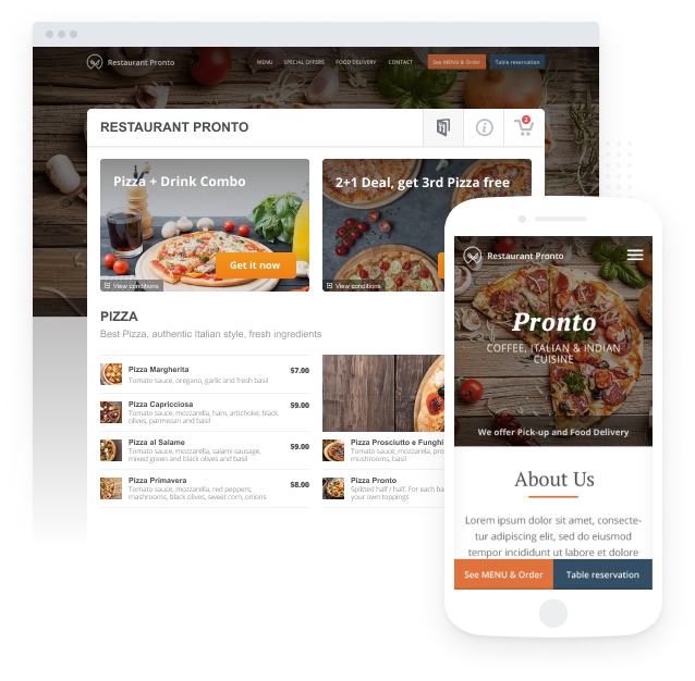 restaurant ordering system gallery image