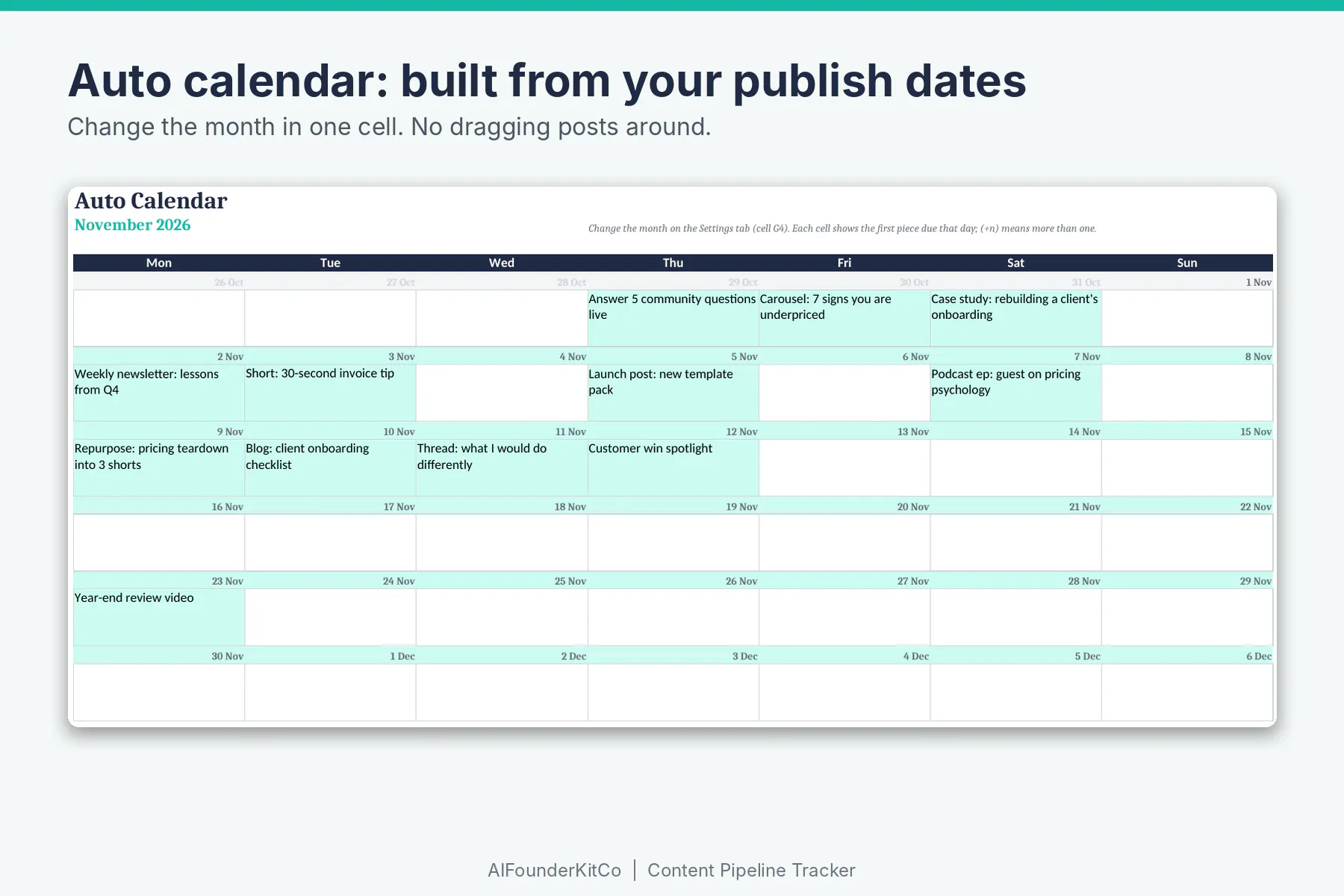 Content Pipeline Tracker gallery image