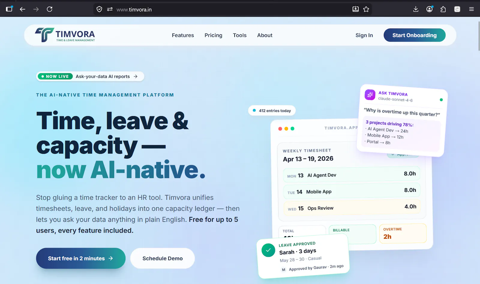 Timvora screenshot 1
