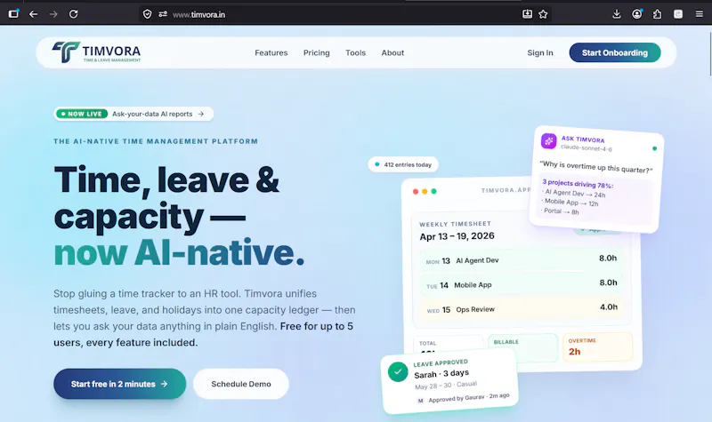 Timvora screenshot 1