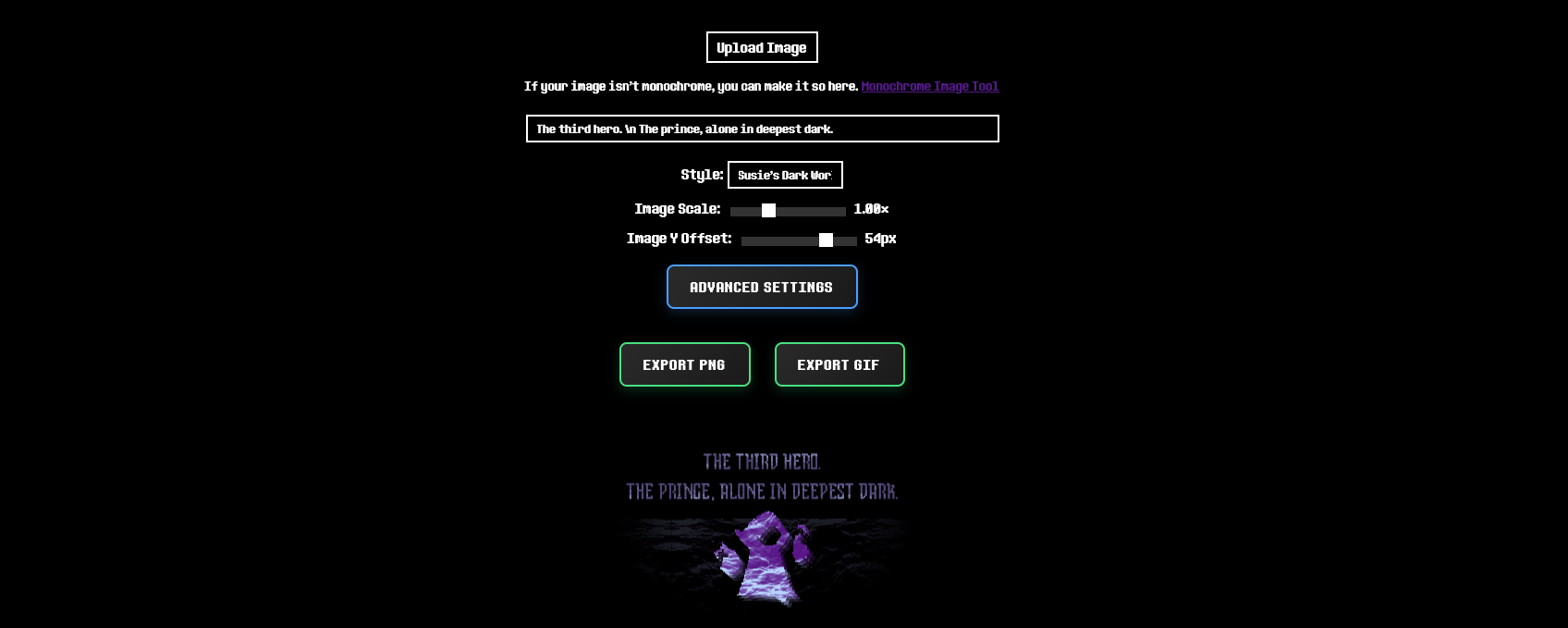 Mídia 1 de Gerador de Profecia de Deltarune