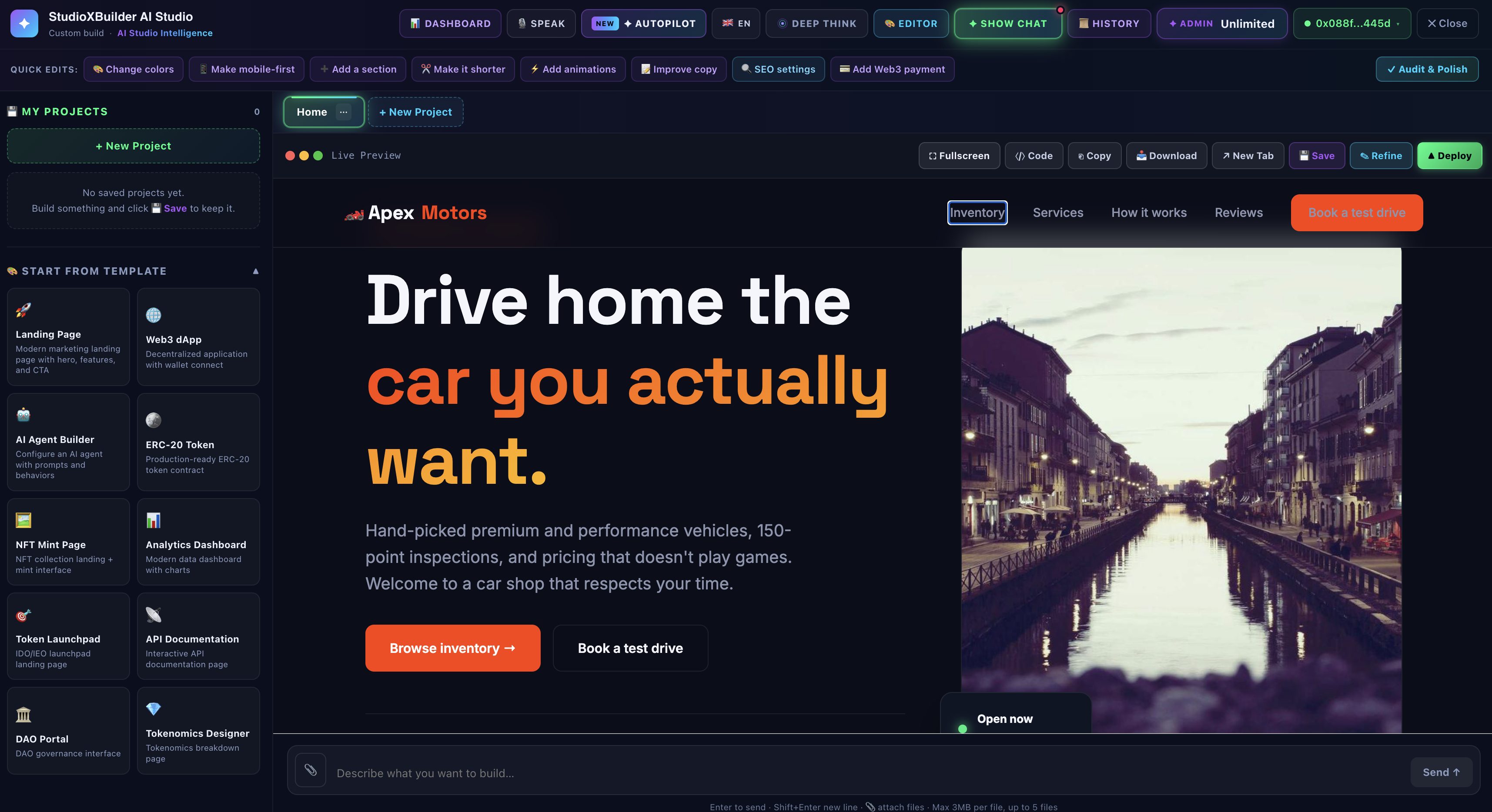 StudioXBuilder gallery image