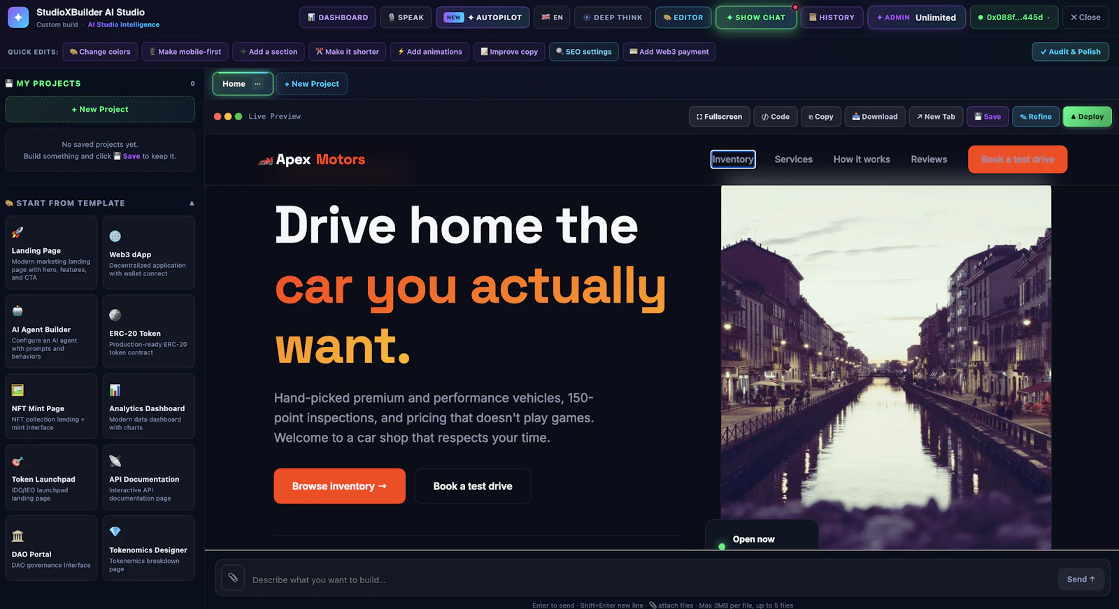 StudioXBuilder screenshot 7