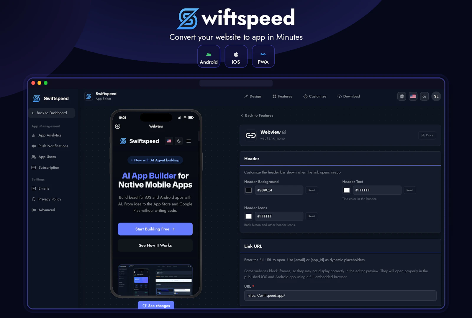 Swiftspeed screenshot 4