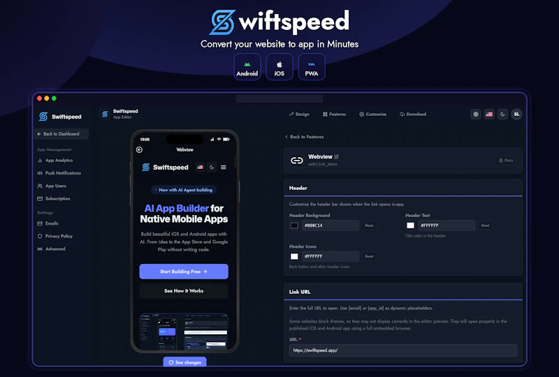 Swiftspeed screenshot 4