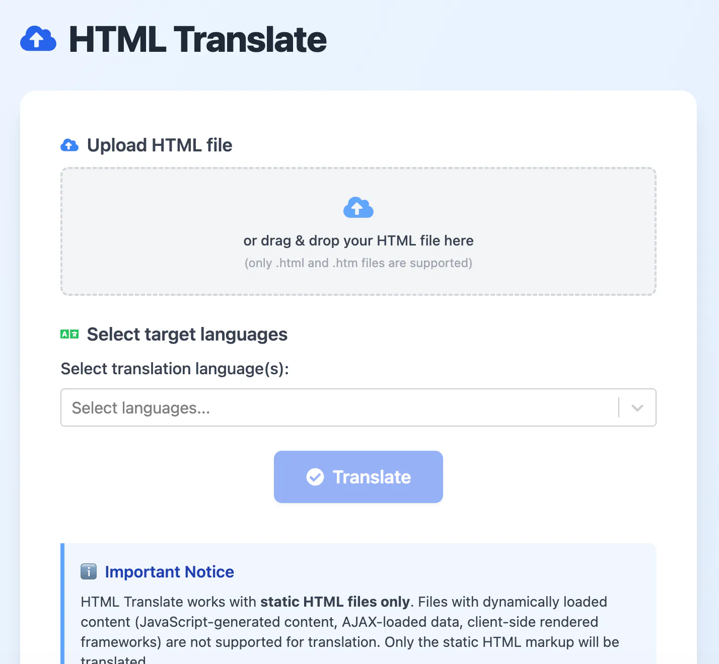 HTML Translate gallery image