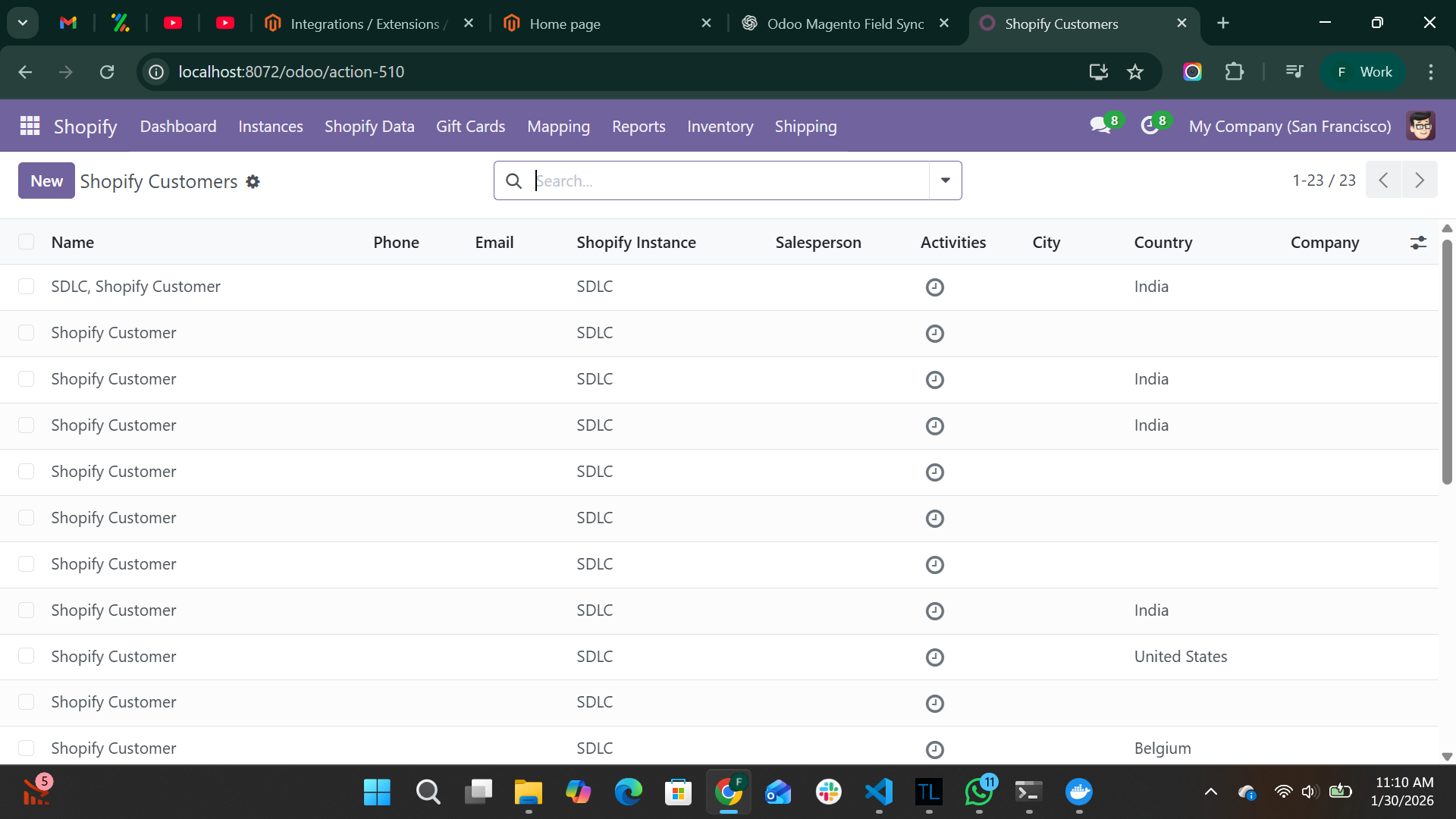 Shopify-Odoo Connector  - Screenshot 4 showing product features and functionality