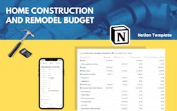 Notion Home Reno Construction Budget media 2
