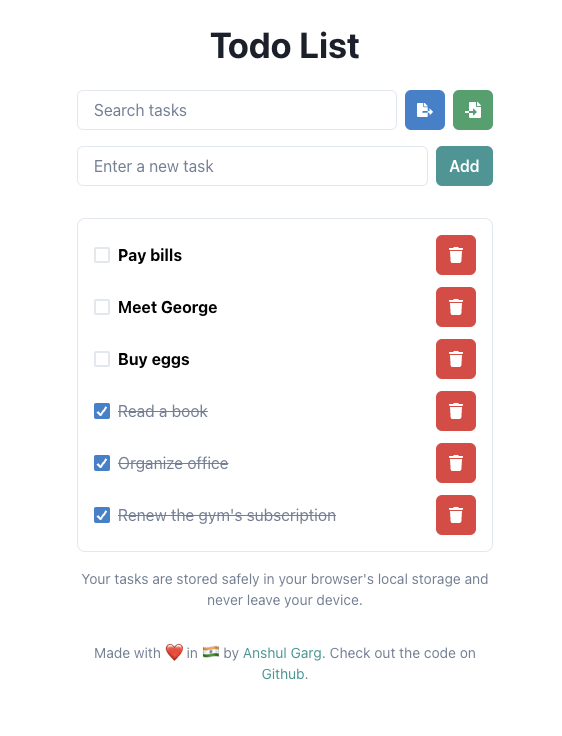 Minimalistic To-Do App media 1