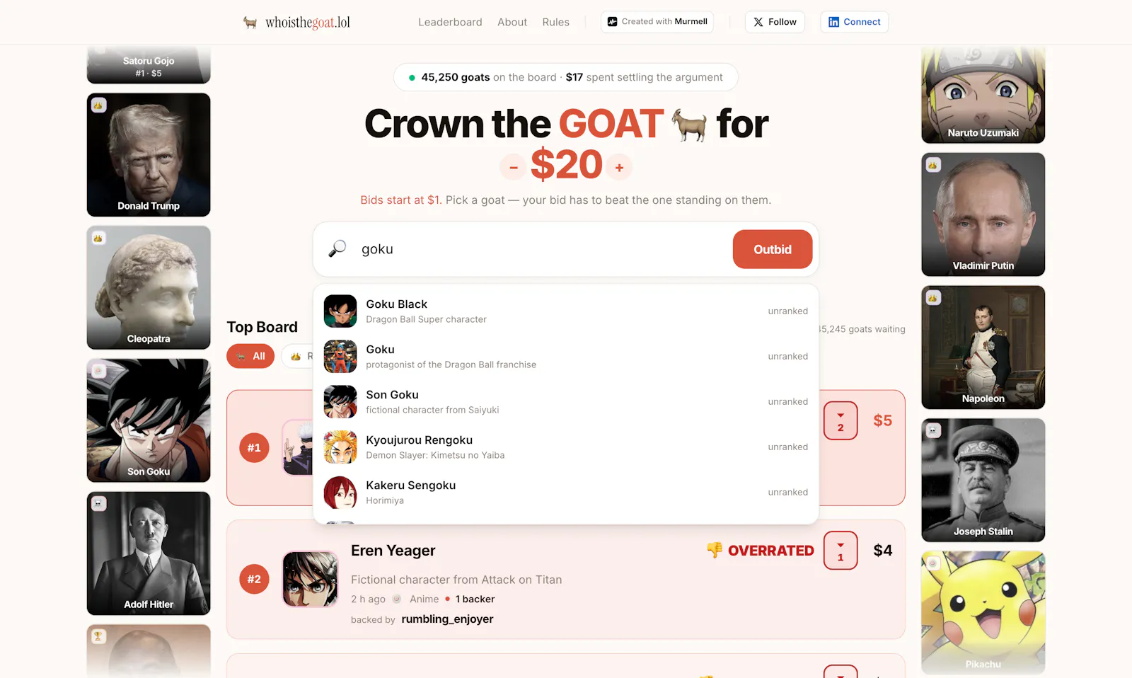 whoisthegoat.lol screenshot 3