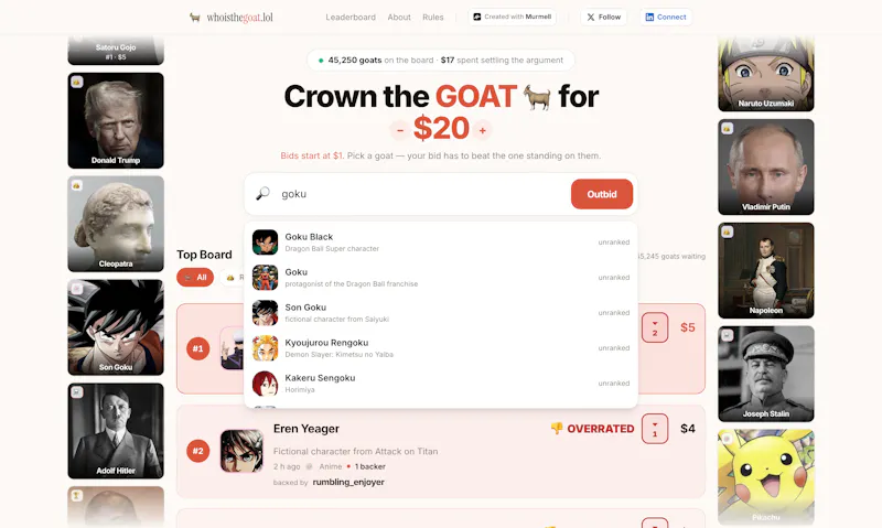 whoisthegoat.lol screenshot 3