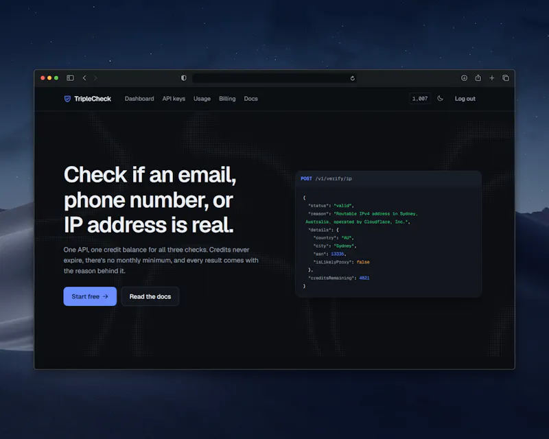 TripleCheck screenshot 2