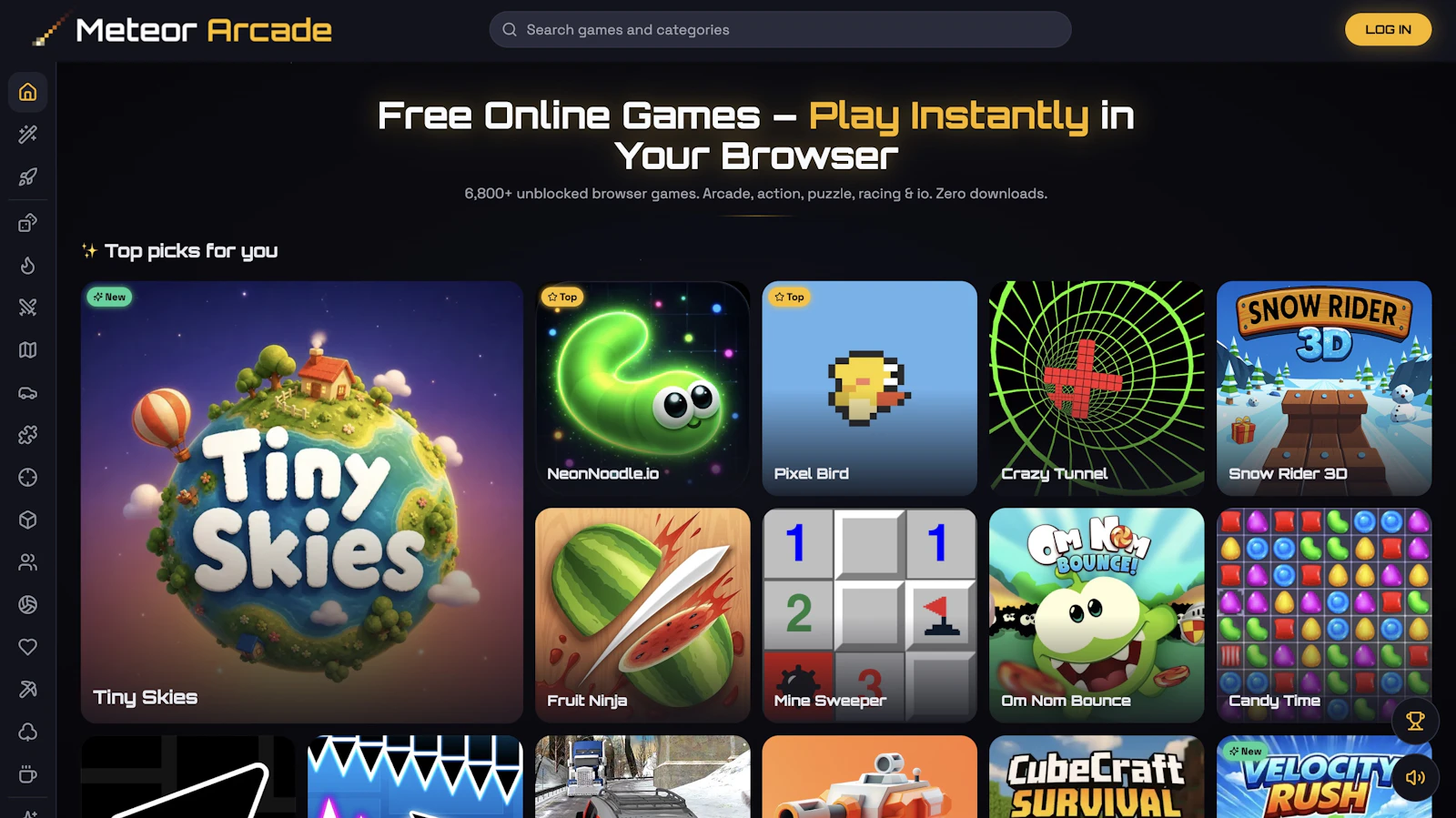 Meteor Arcade screenshot 3