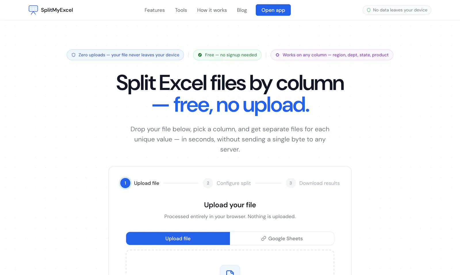 Split My Excel screenshot 2