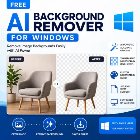 AI Background Remover for Windows 截图