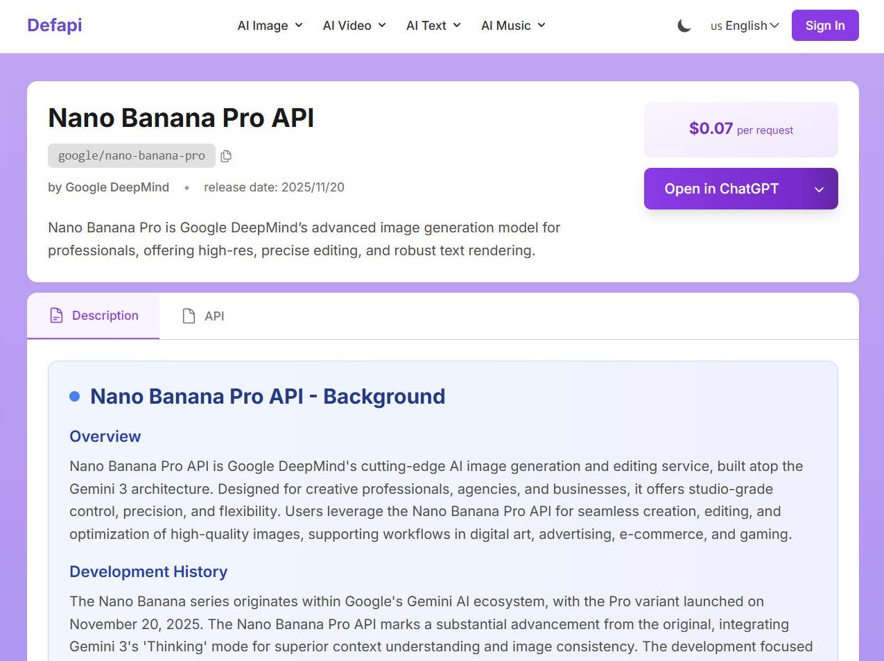 Defapi - Screenshot 2 showing product features and functionality