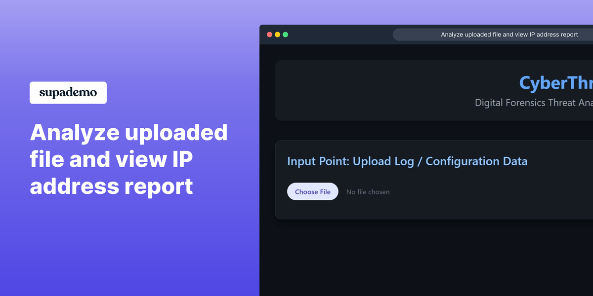 CyberThreat Analyzer v1.0.3 gallery image