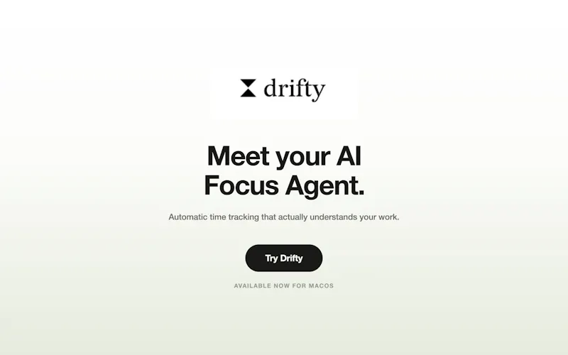 Drifty - Context Aware AI Time Tracker screenshot 7