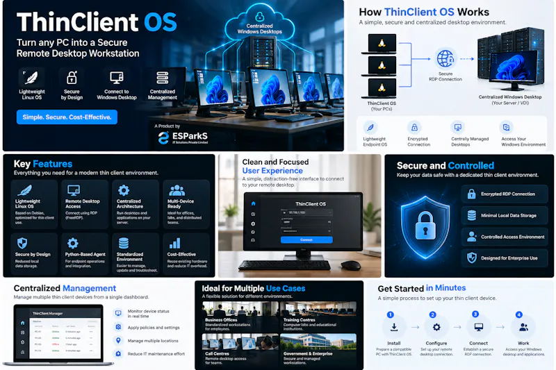 ThinClient OS screenshot 1