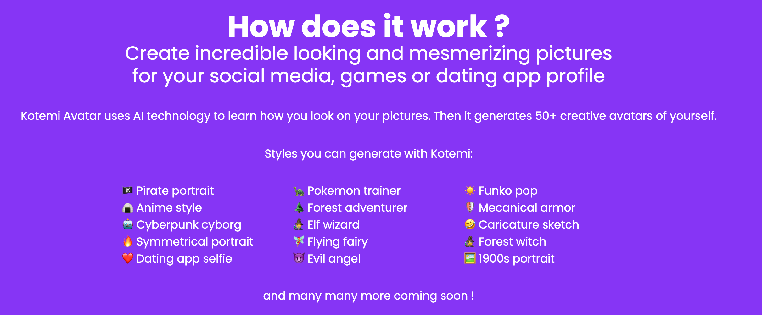 Kotmi Avatras - Ja, nog een AI Avatar -generator media 2