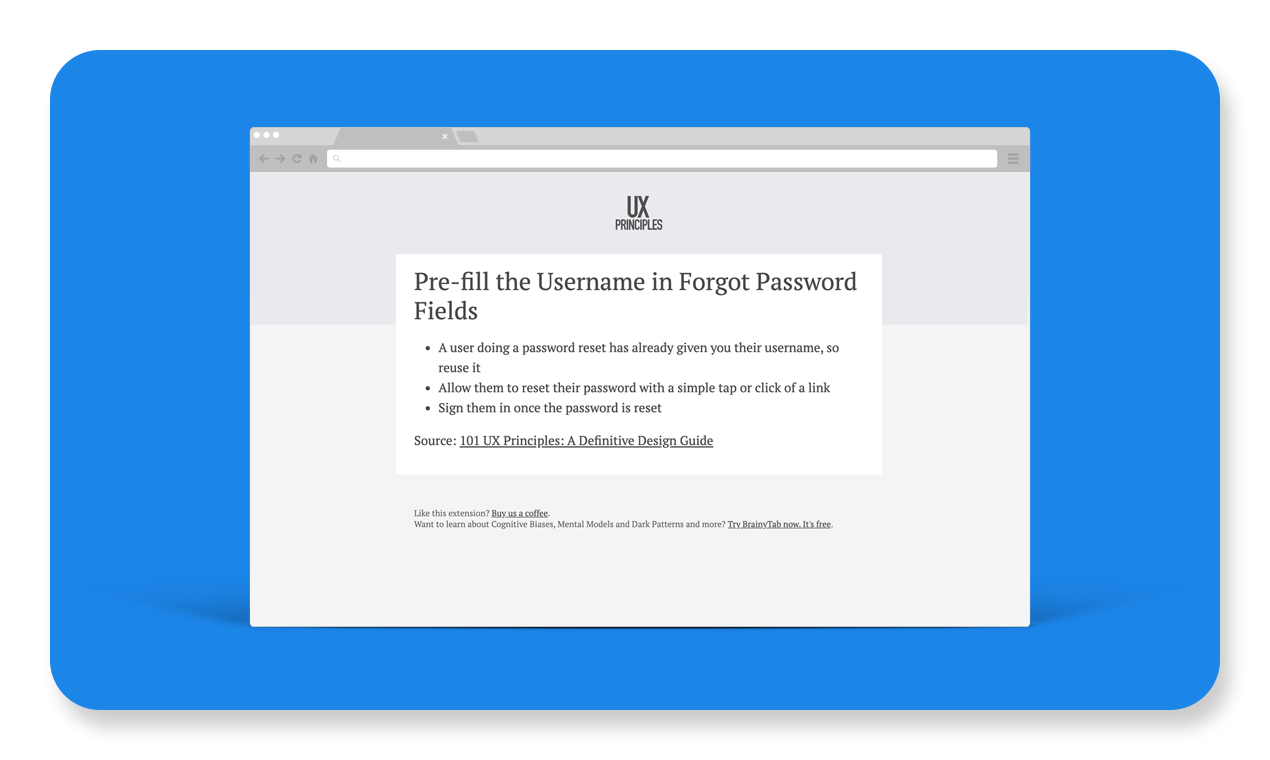 UX Principles Chrome Extension gallery image